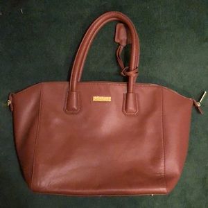 Joy & Iman Leather Shell Purse